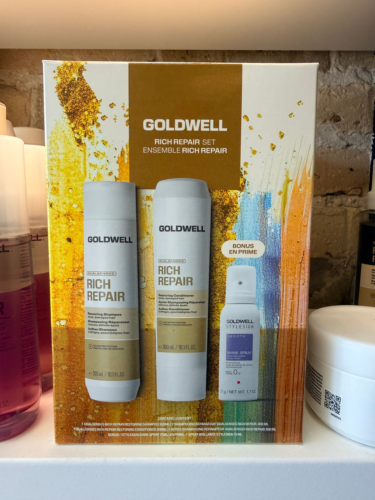 Rich Repair Shampoo and Conditioner set with bonus Shine Spray