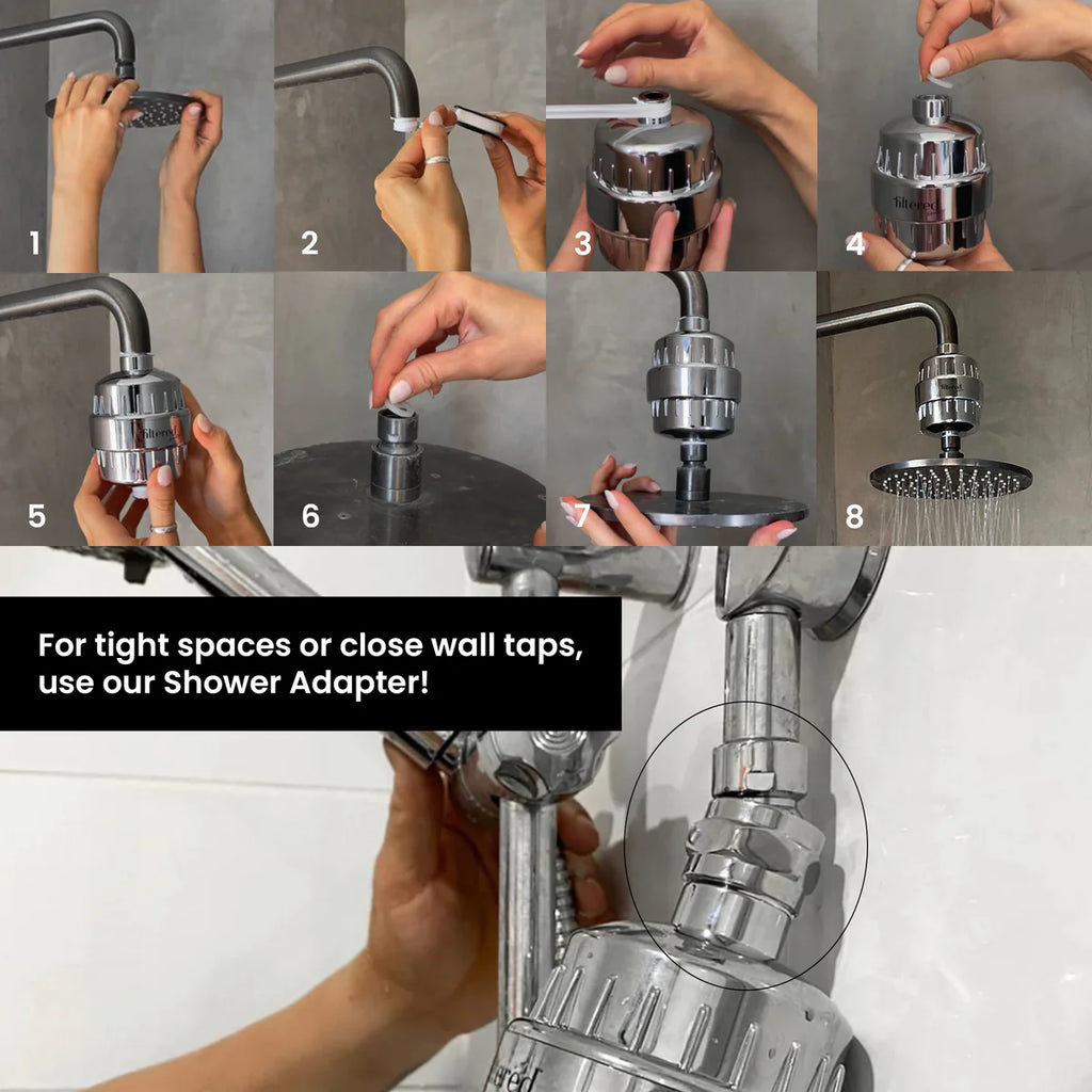 Shower Purifier Silver