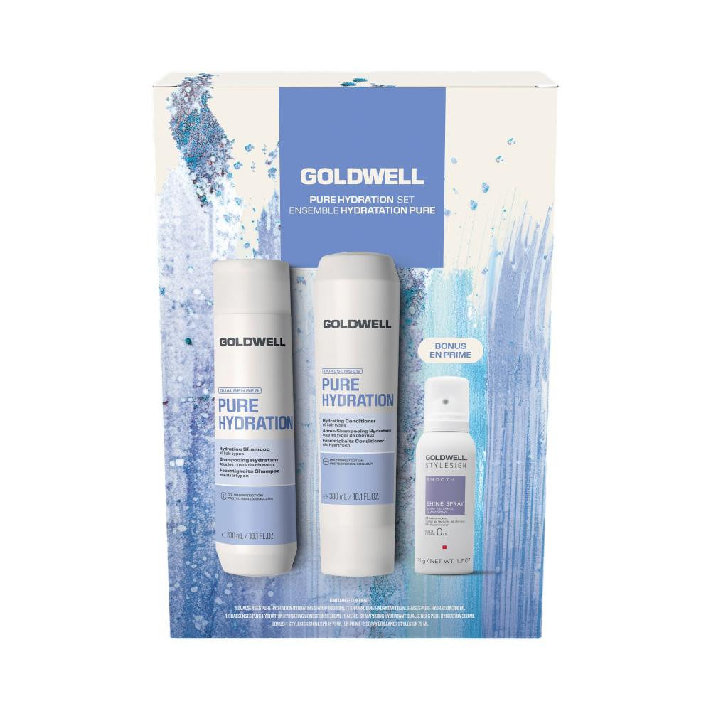 Pure Hydration Shampoo and Conditioner Gift Set with bonus Shine Spray